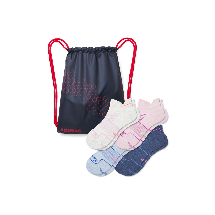 Women's Run Ankle Sock 4-Pack Gift Bag - Daily Haul