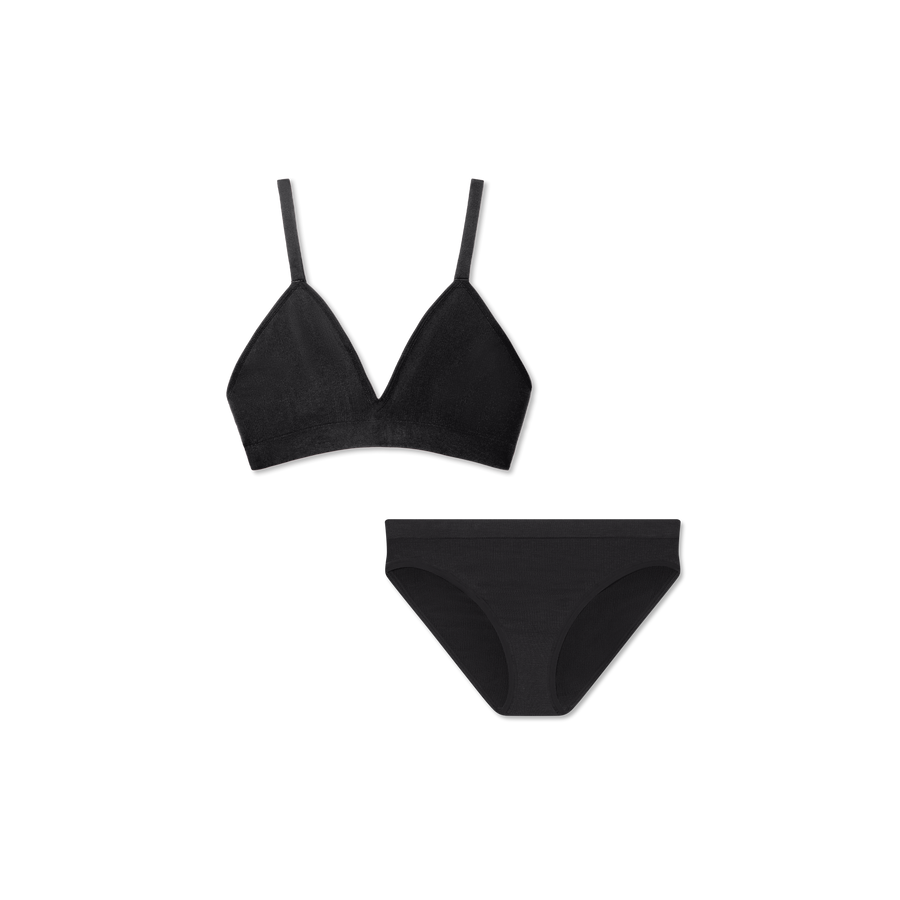 Women's Seamless Triangle Bralette + Bikini Pack - Easy Layer