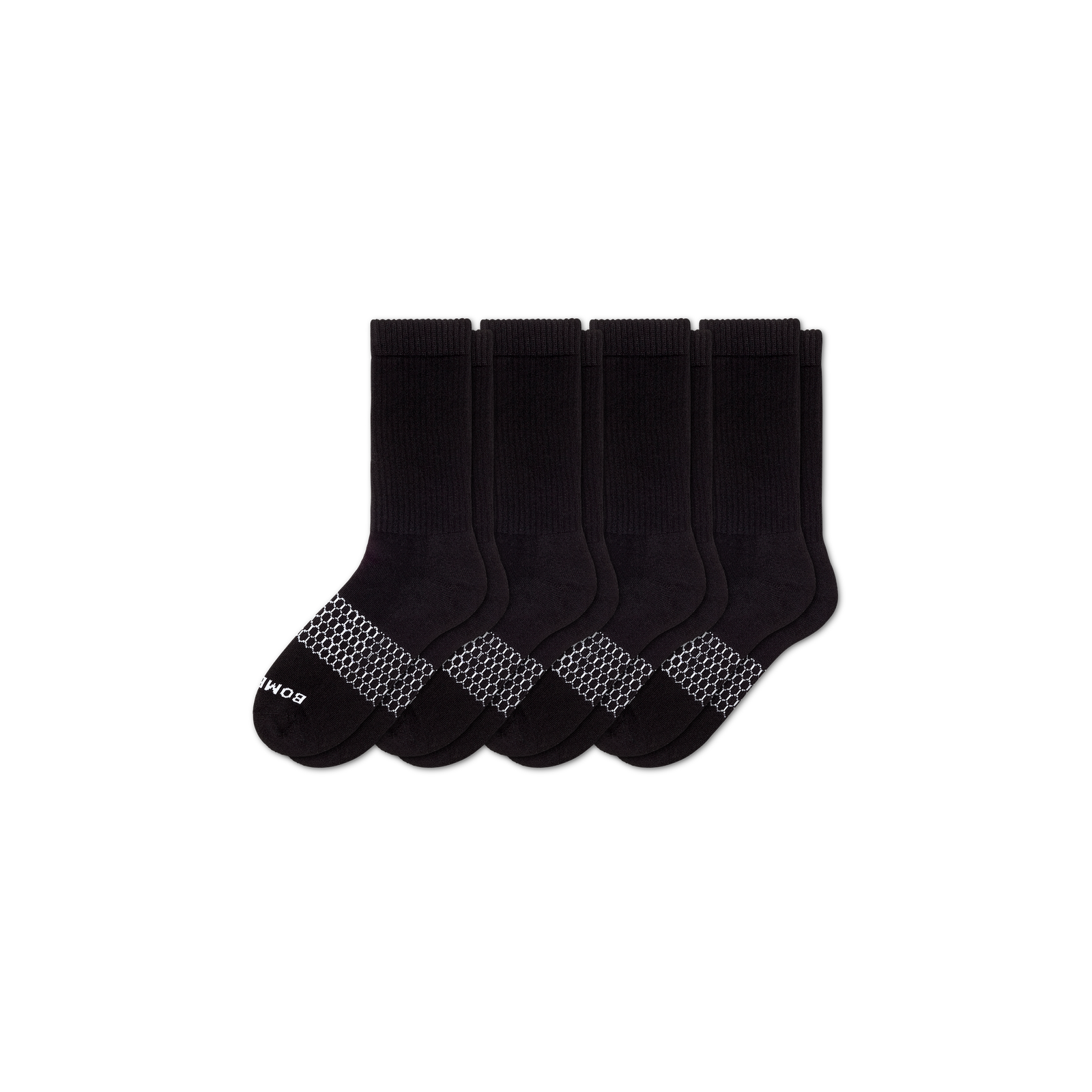 Women's Solids Calf Sock 4-Pack - black - 1
