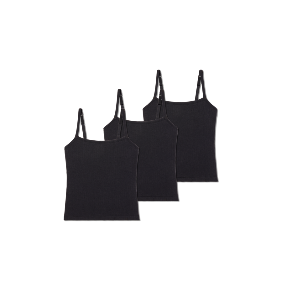 Women's Built-In Bra Seamless Cami 3-Pack - Gentle Lounge Hold