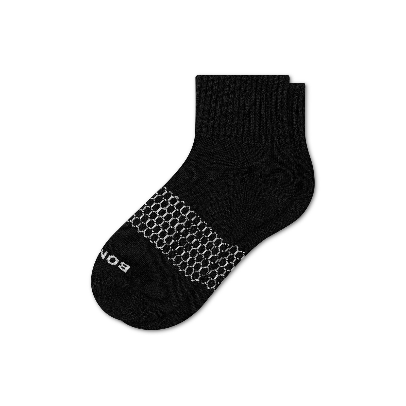 Men's Quarter Socks - black - 1