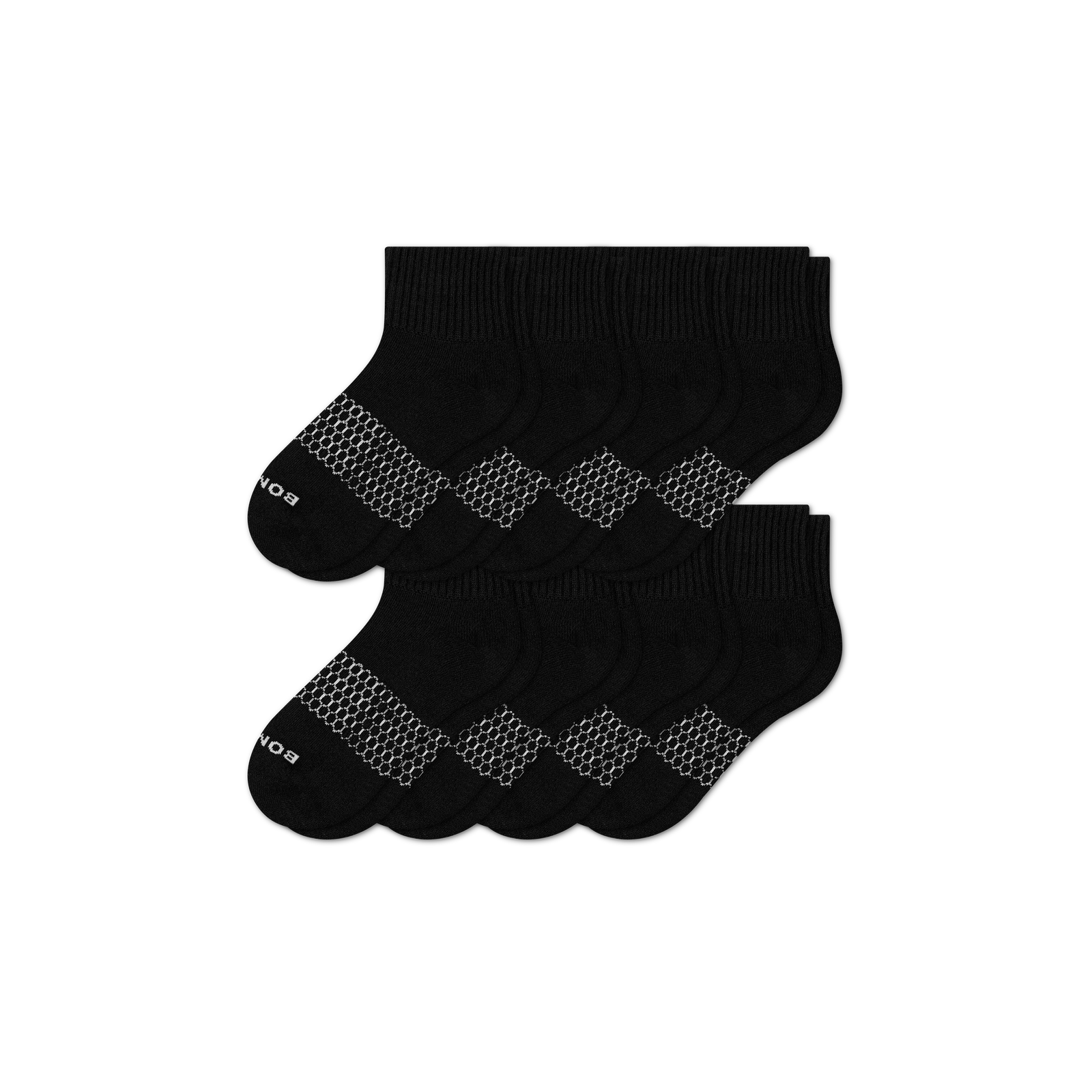 Men's Quarter Sock 8-Pack - black - 25