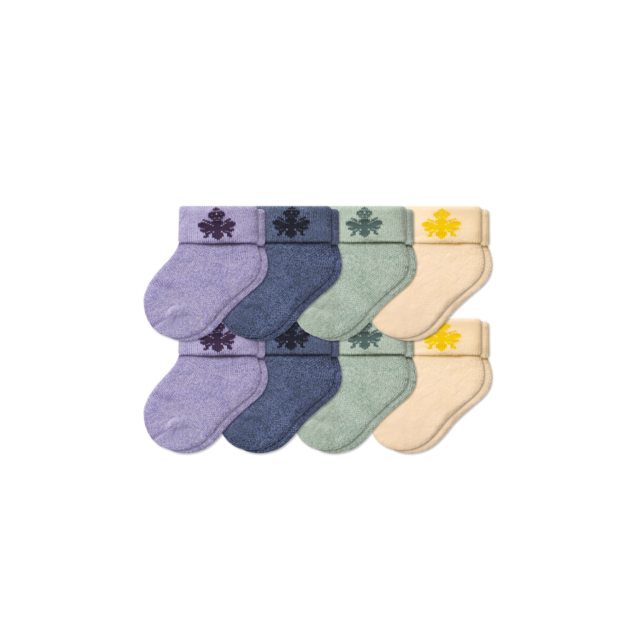 Baby Sock 8-Pack (0-6 Months) - Easy Multipack