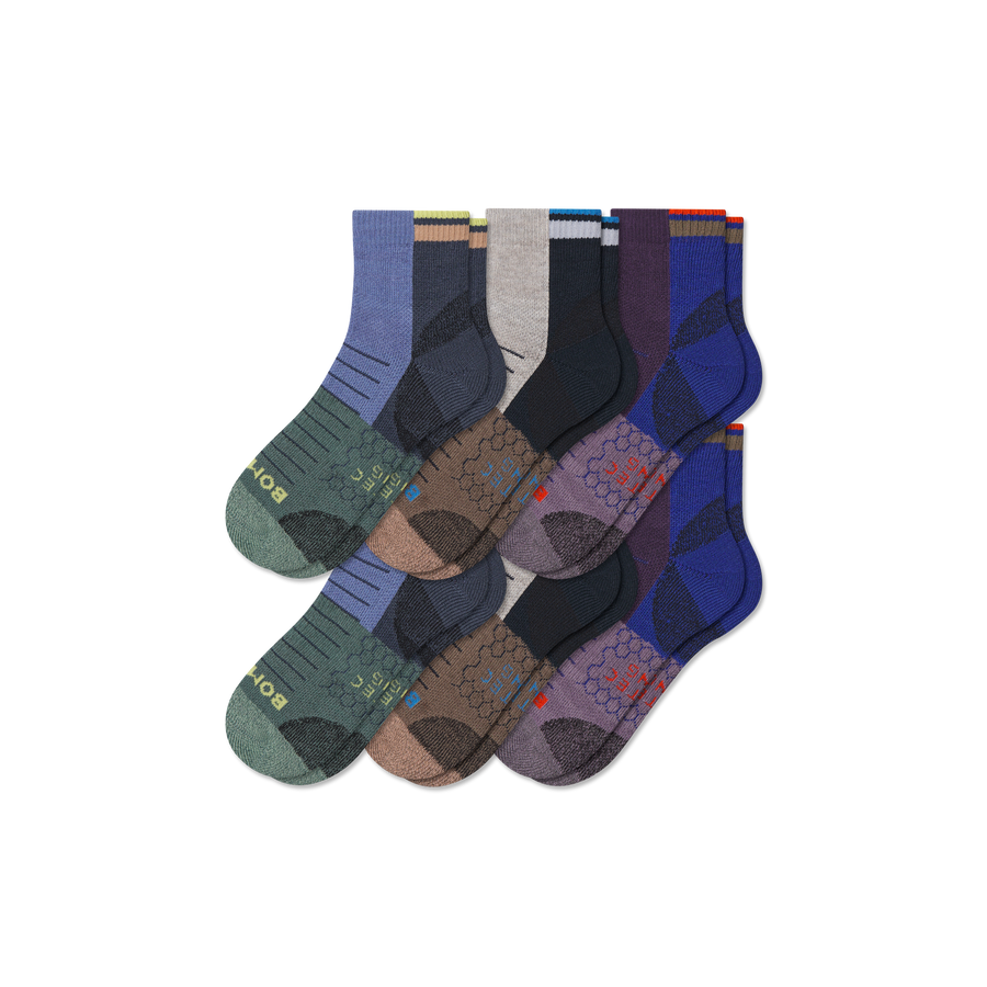 Women's Hiking Quarter Sock 6-Pack - Light Everyday Move