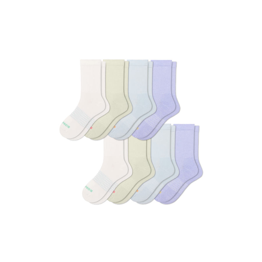 Women's Marl Half Calf Sock 8-Pack - Active Lounge Pair
