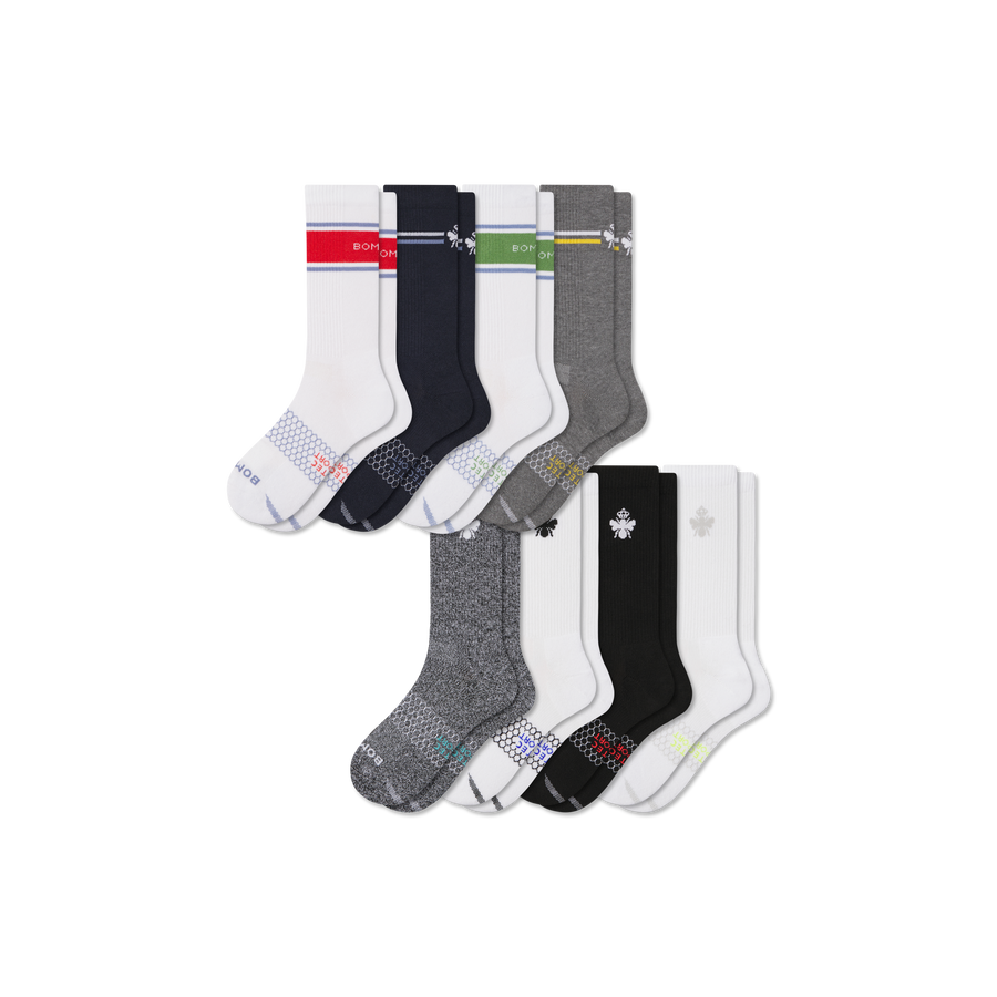 Women's All Sport Calf Sock 8-Pack - Run School Support