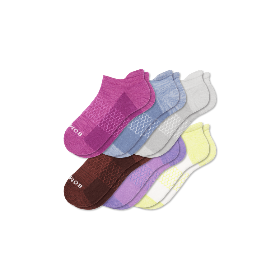 Women’s Two Tone Ankle Sock 6-Pack - Active Run Comfort