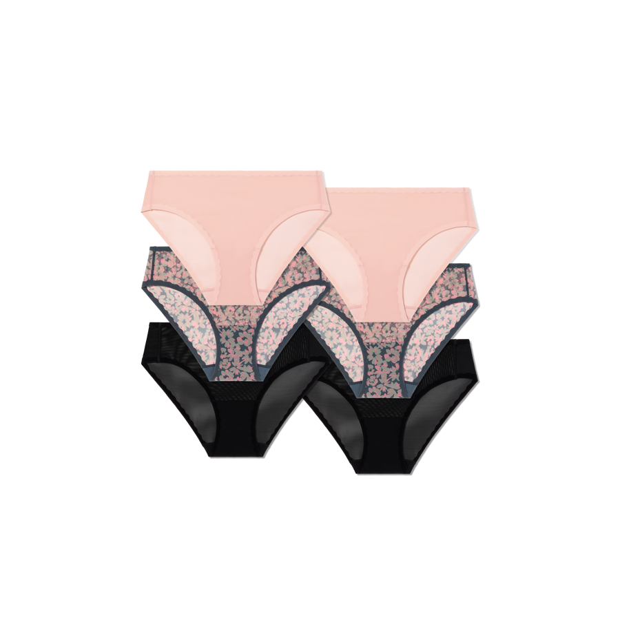 Women’s SoftMesh Brief 6-Pack - Stretch Fit