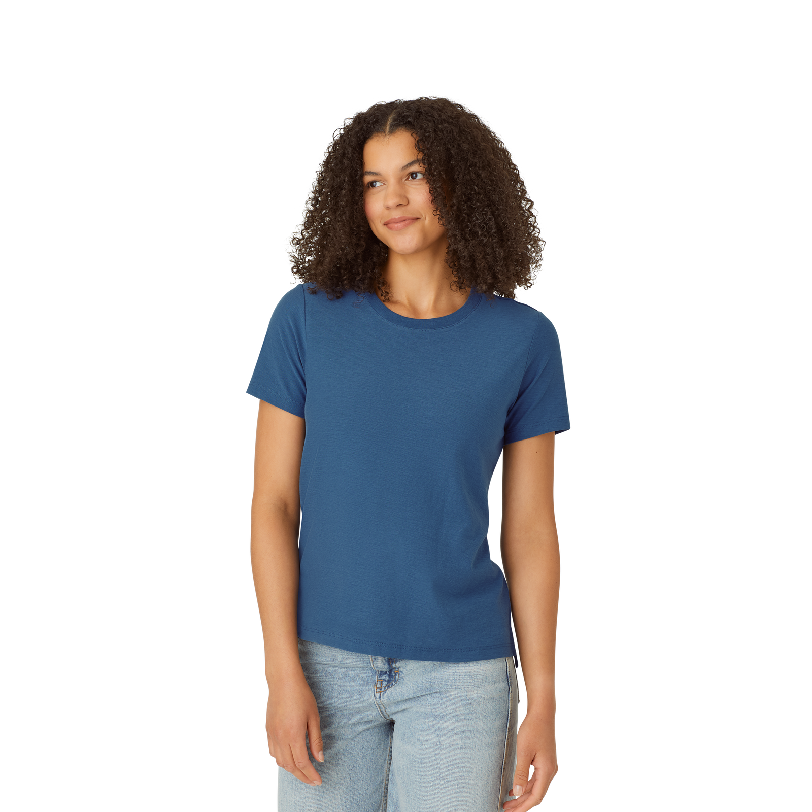 Air Slub Crew Neck T-Shirt Great Lake WO1