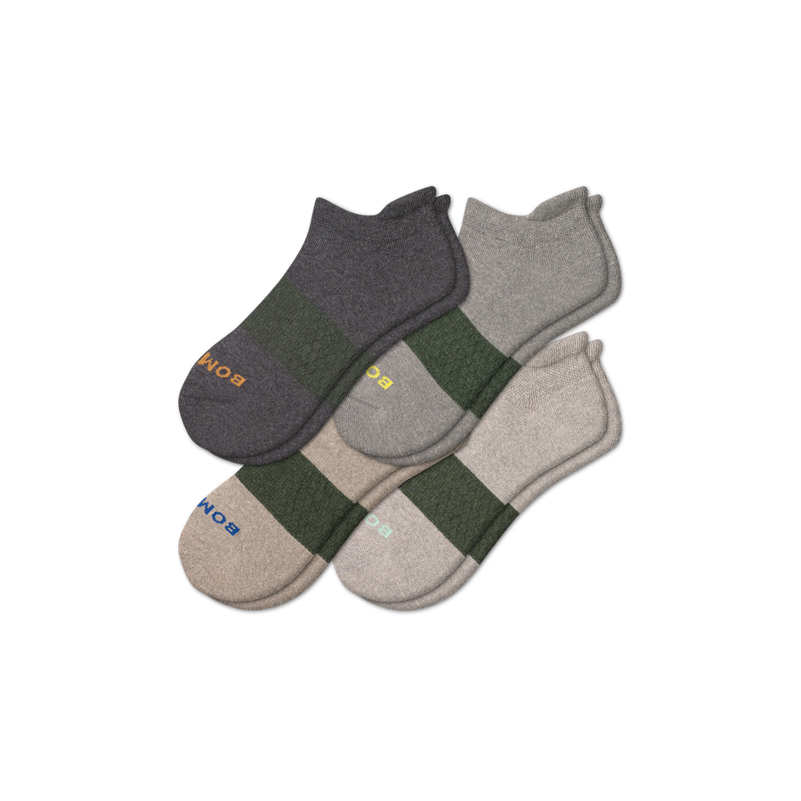 Men's Kind Knit Ankle Sock 4-Pack - Soft Trail Wear