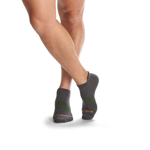 Men's Kind Knit Ankle Sock 4-Pack - grey-camel-mix - 2