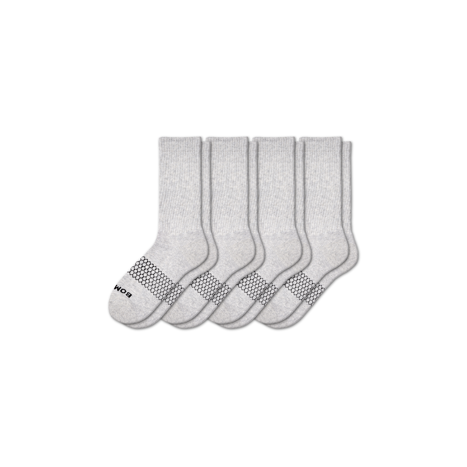 Men's Solids Calf Sock 4-Pack - grey - 3