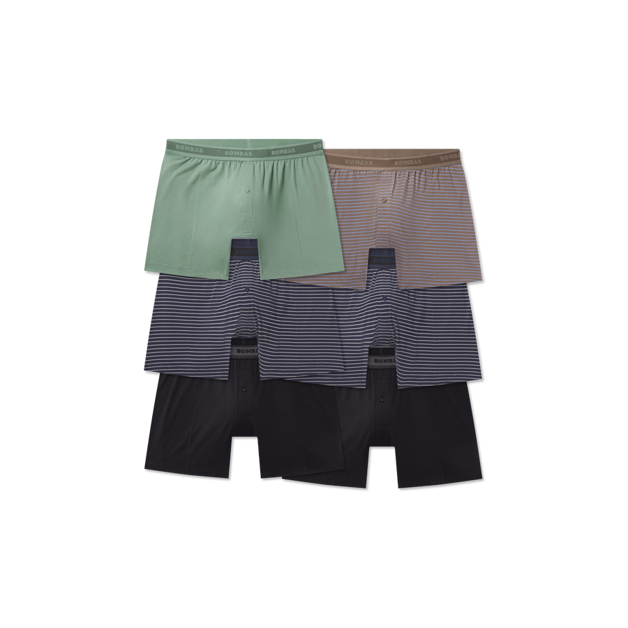 Men's Soft Flex Slim Boxer 6-Pack - Easy Lounge Wear
