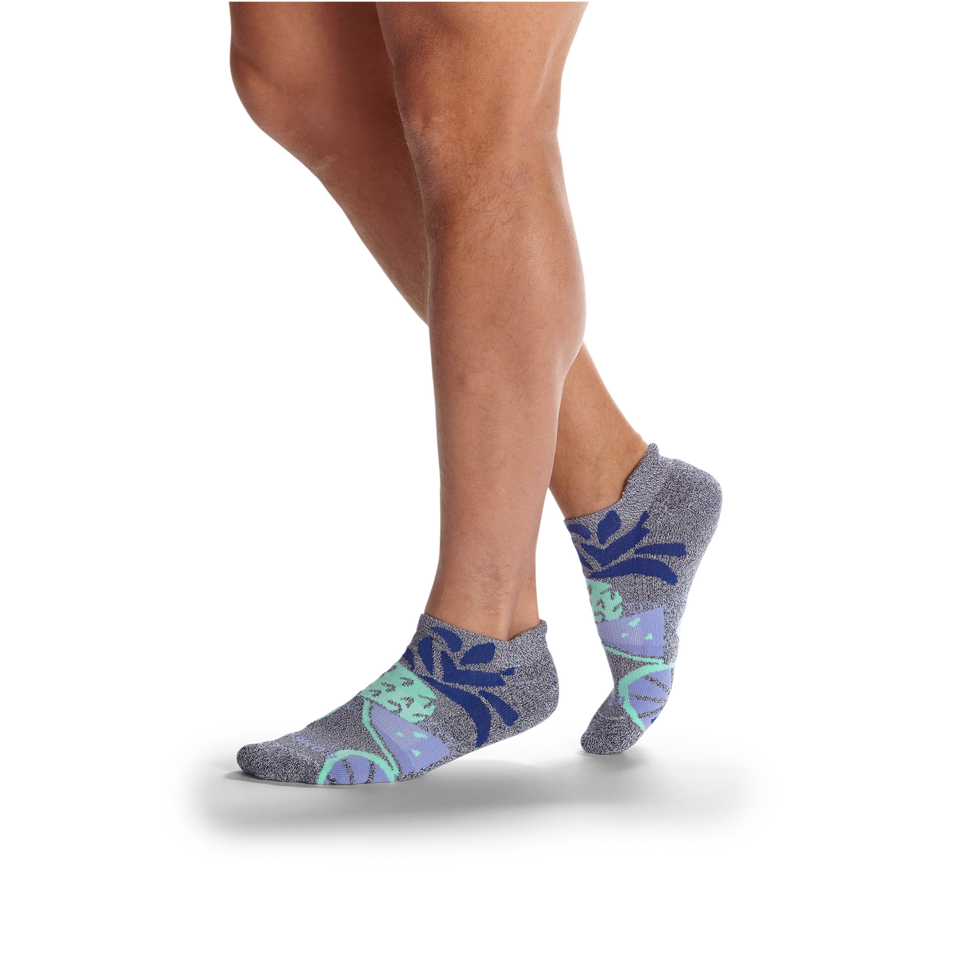 Fruit Collage Ankle Sock - Ink MO2