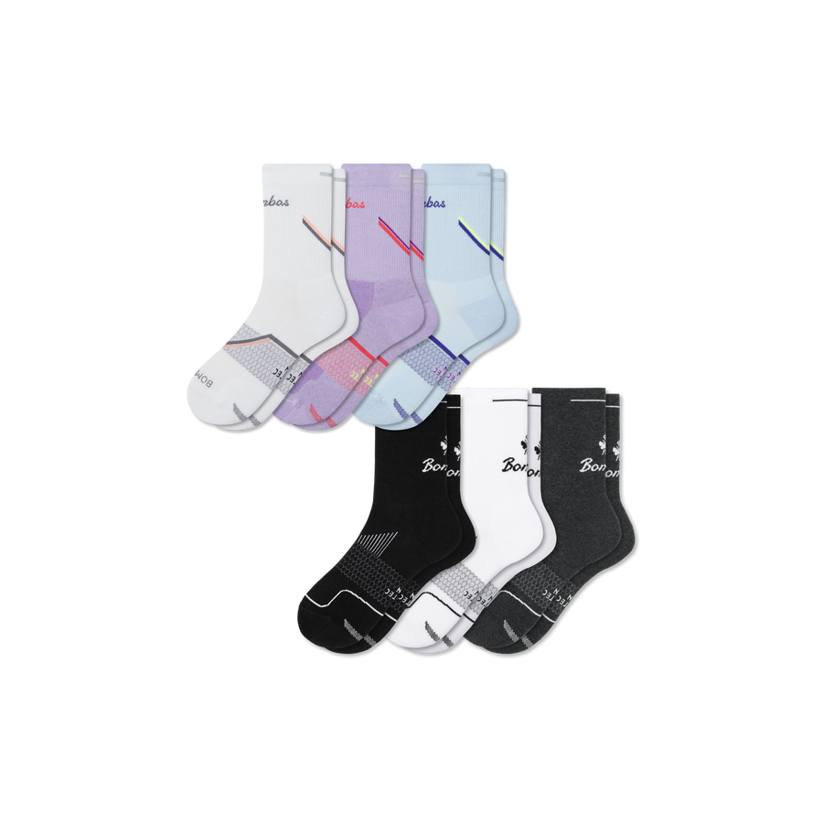 Women's Run Half Calf Sock 6-Pack - Cozy Weekend Move