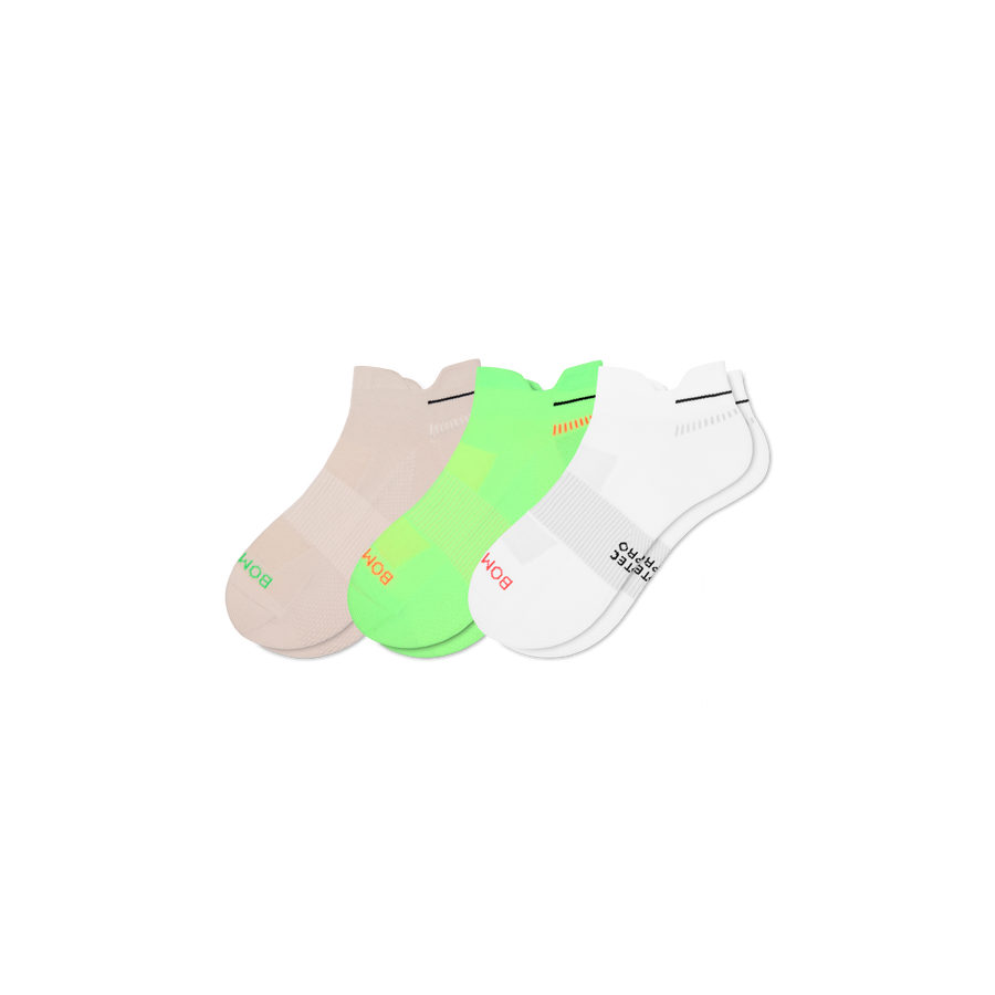 Women's RunPro Ankle Sock 3-Pack - Soft Low Cut Pair