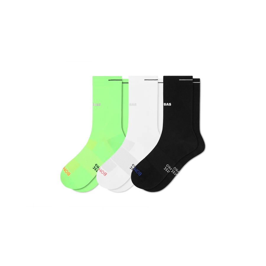 Men's RunPro Half Calf Sock 3-Pack - Everyday Crew Cushion