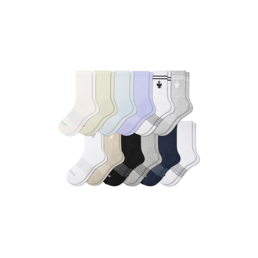 Women's Half Calf Sock 12-Pack - Steady Everyday Step