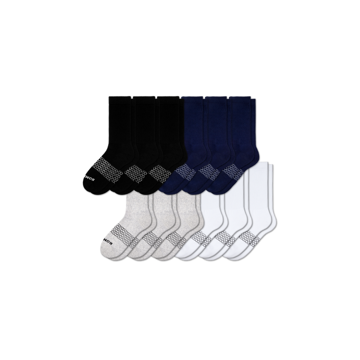 Men's Calf Sock 12-Pack - mixed-solids - 5