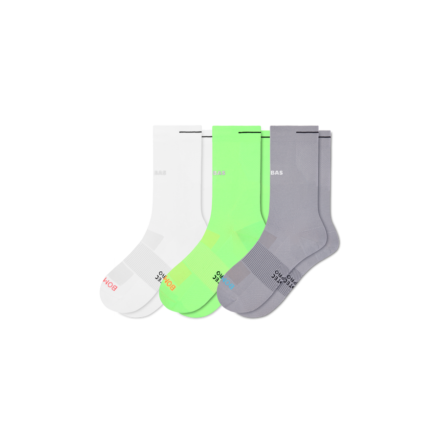 Women's RunPro Half Calf Sock 3-Pack - Soft Hike Support