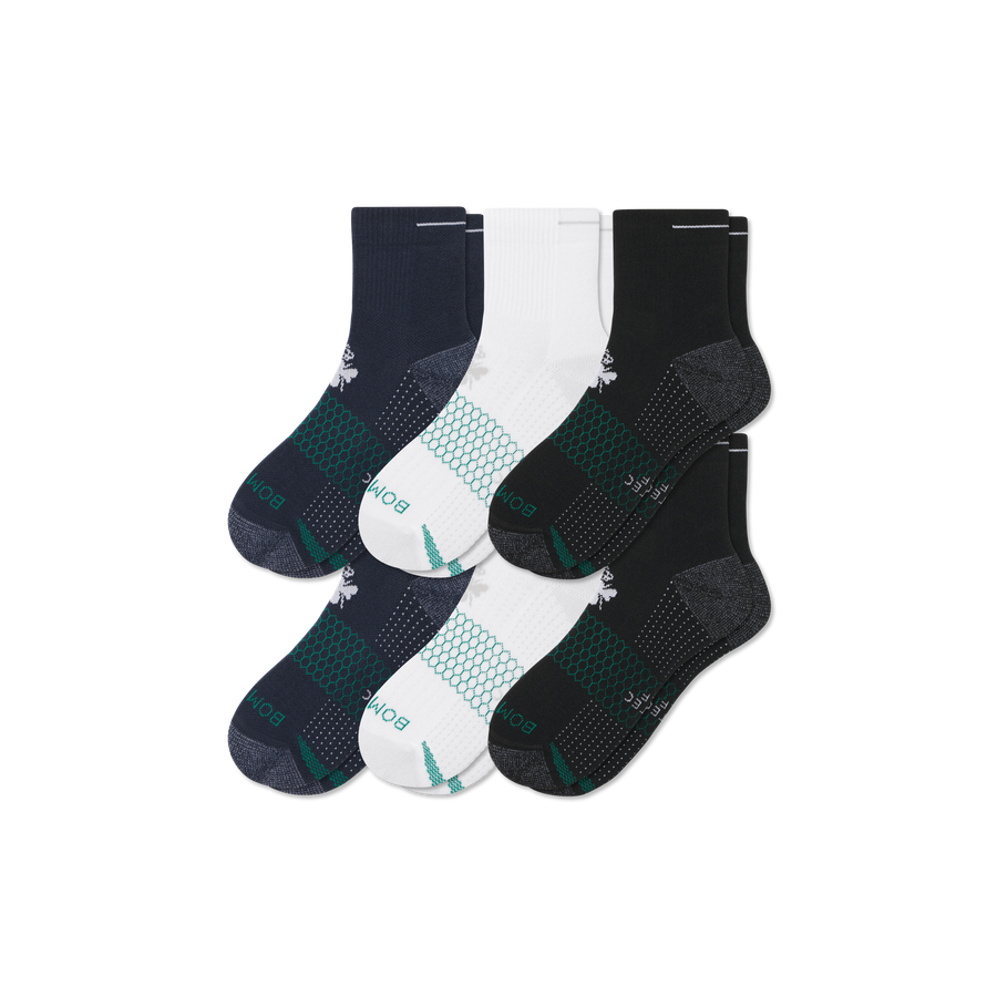 Women's Golf Quarter Sock 6-Pack - Active Everyday Step