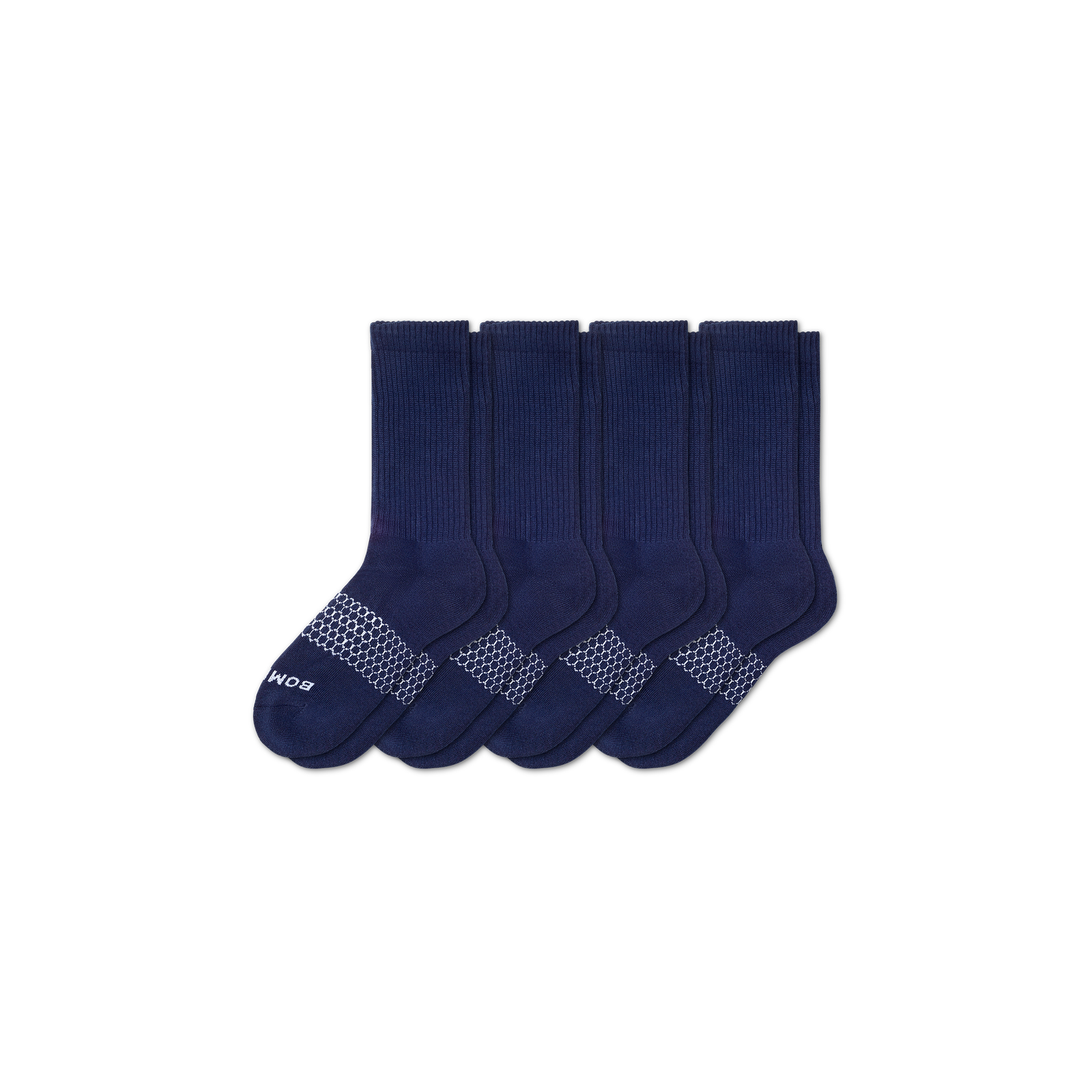 Men's Solids Calf Sock 4-Pack - navy - 5