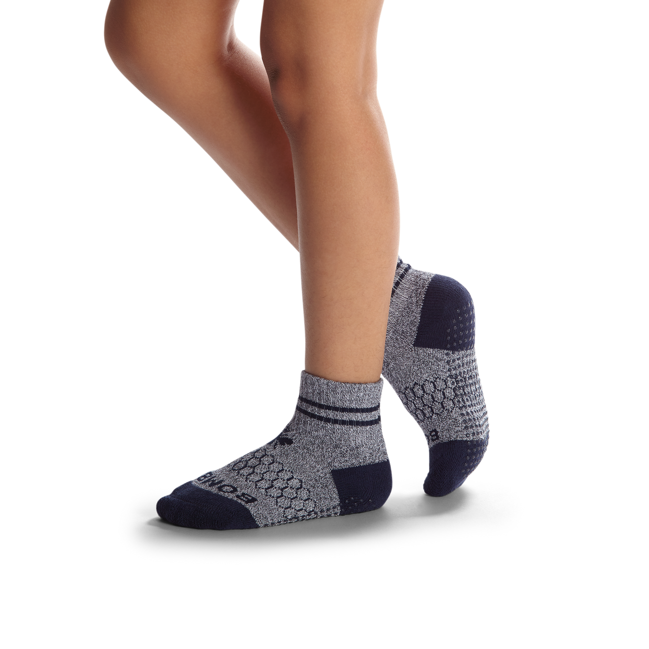Toddler Originals Gripper Calf Sock 4-Pack - navy-olive-mix - 32