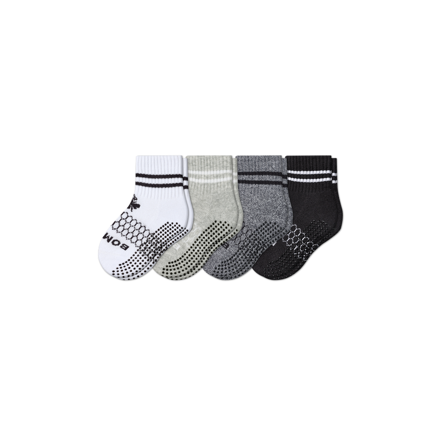 Toddler Originals Gripper Calf Sock 4-Pack - Soft Hike Cushion