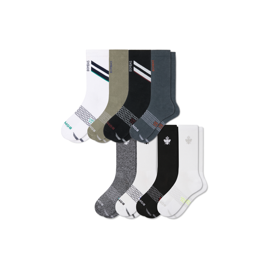 Men's All Sport Calf Sock 8-Pack - Studio Everyday Support