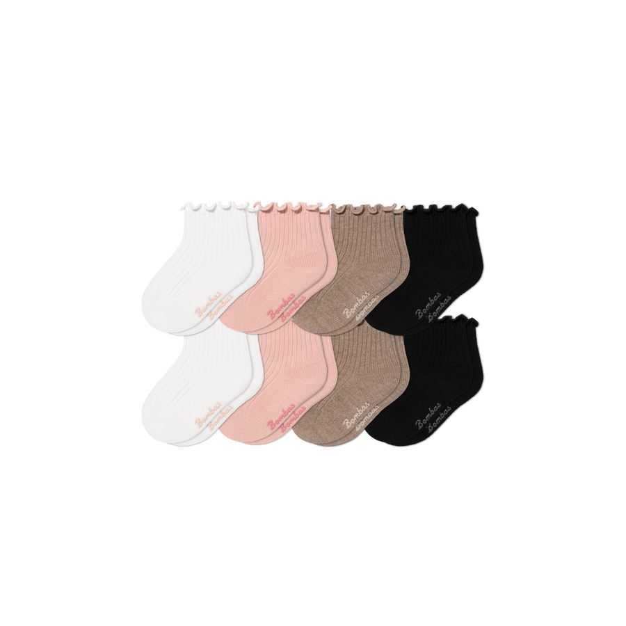 Baby Ruffle Rib Calf Sock 8-Pack (0-6 Months) - Everyday Weekend Move