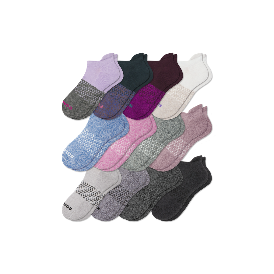 Women's Marl Ankle Sock 12-Pack - Comfort Low Cut Move