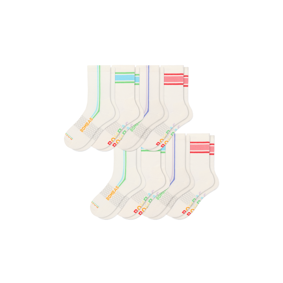 Pride Half Calf Sock 8-Pack - Soft Everyday Rotation