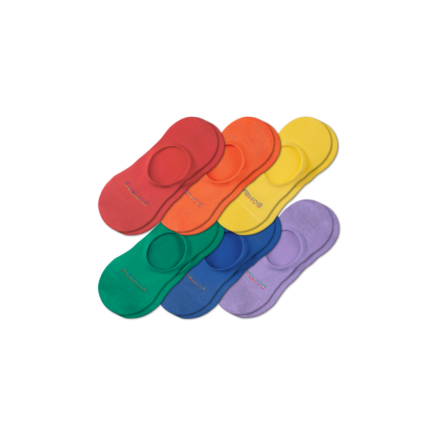 Pride Lightweight No Show Sock 6-Pack - Daily School Comfort