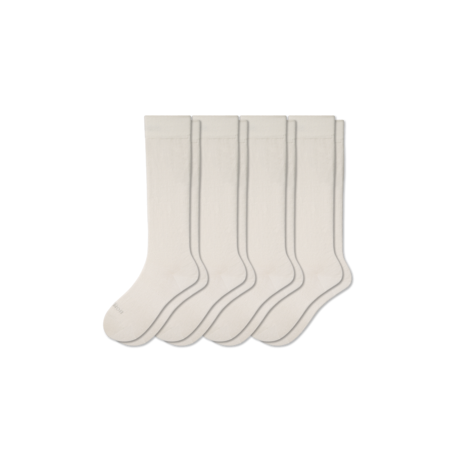 Youth Lightweight Knee High Sock 4-Pack - Easy Fit