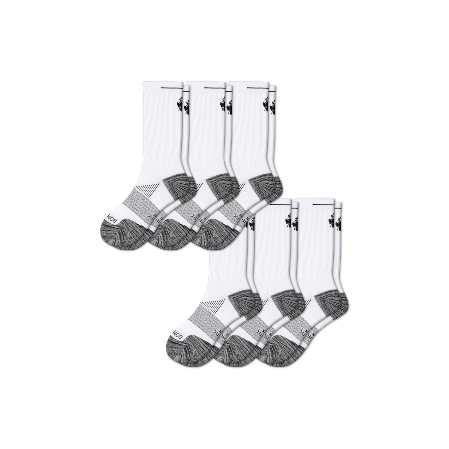 Men's Run Calf Sock 6-Pack - Smooth Home Fit