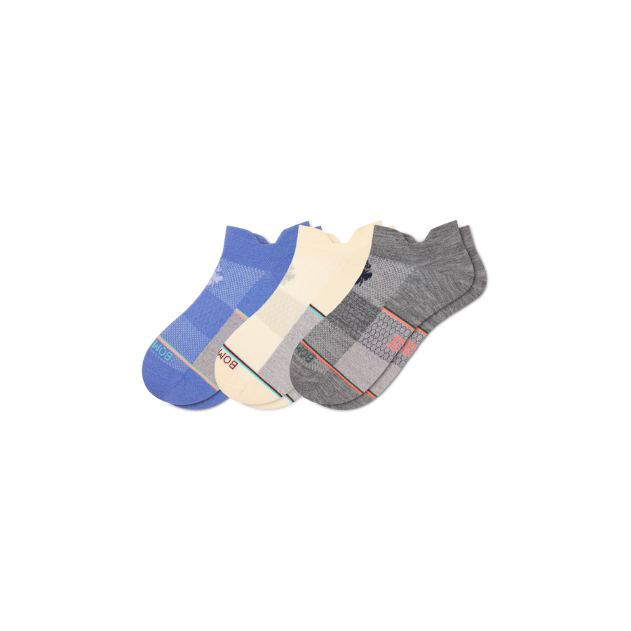 Women's UltraLite Sport Merino Wool Blend Ankle Sock 3-Pack - Daily Crew Rotation