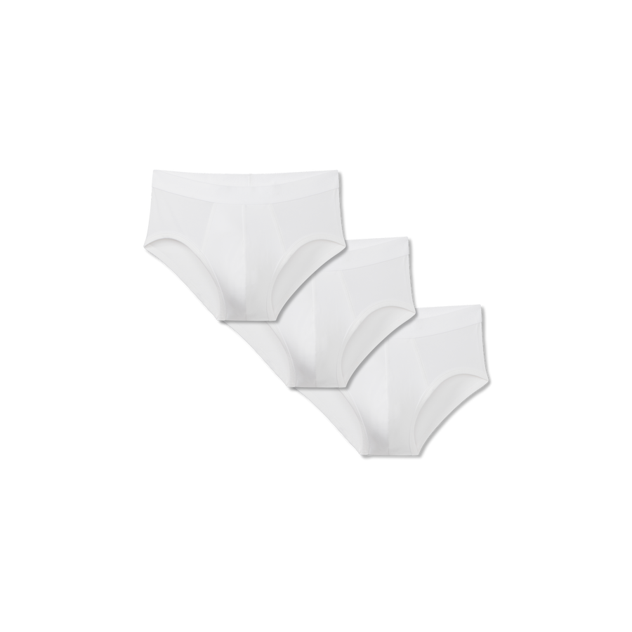 Men's Cotton Modal Blend Flyless Brief 3-Pack - Modal Layer Ease