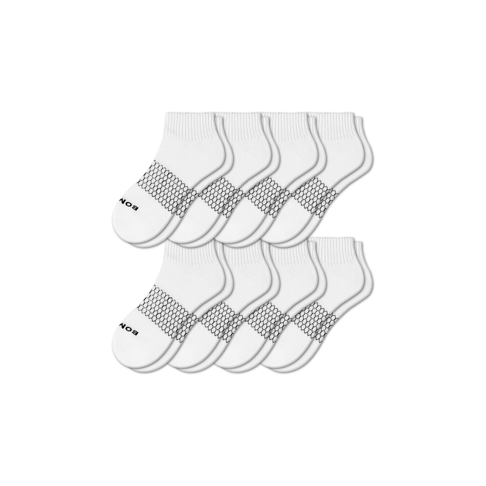 Women's Quarter Sock 8-Pack - white - 4