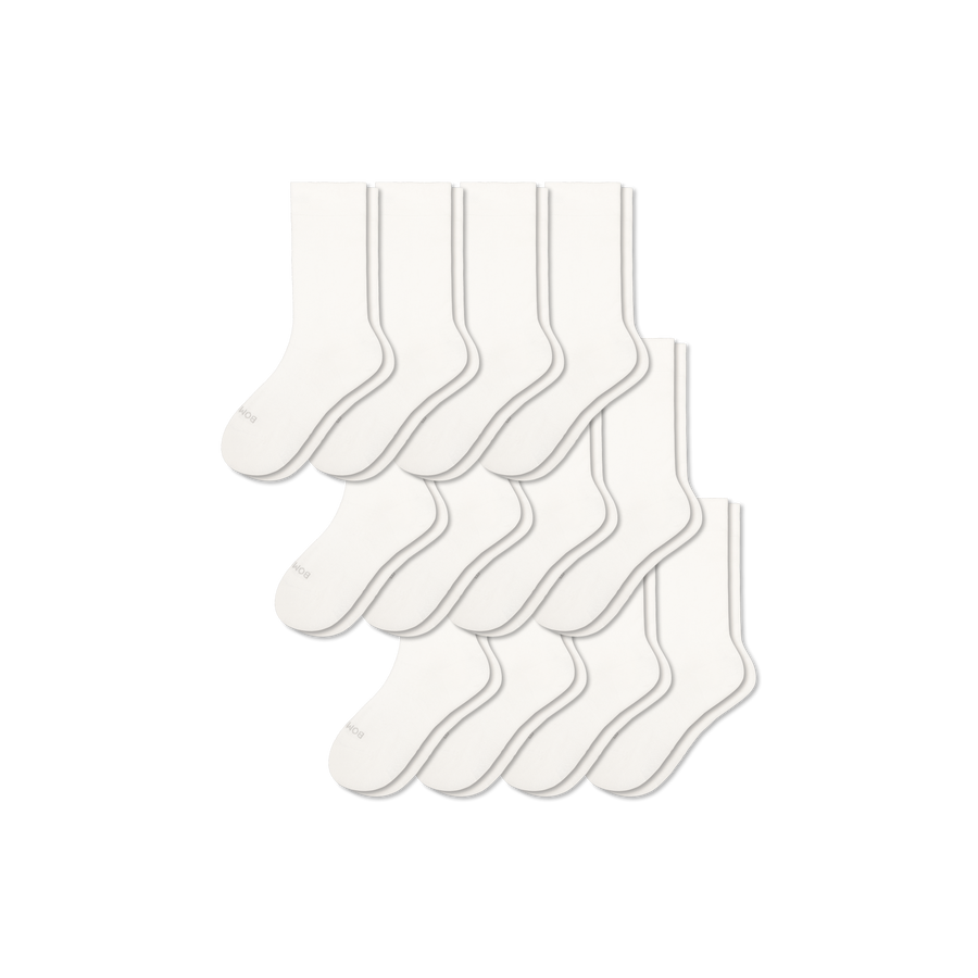 Youth Lightweight Calf Sock 12-Pack - Fresh Travel Comfort