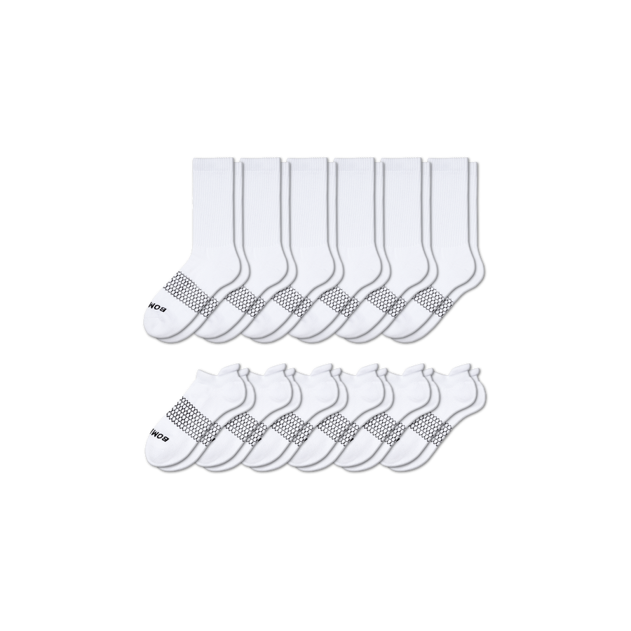 Women's Calf & Ankle Sock 12-Pack - Cozy Everyday Wear