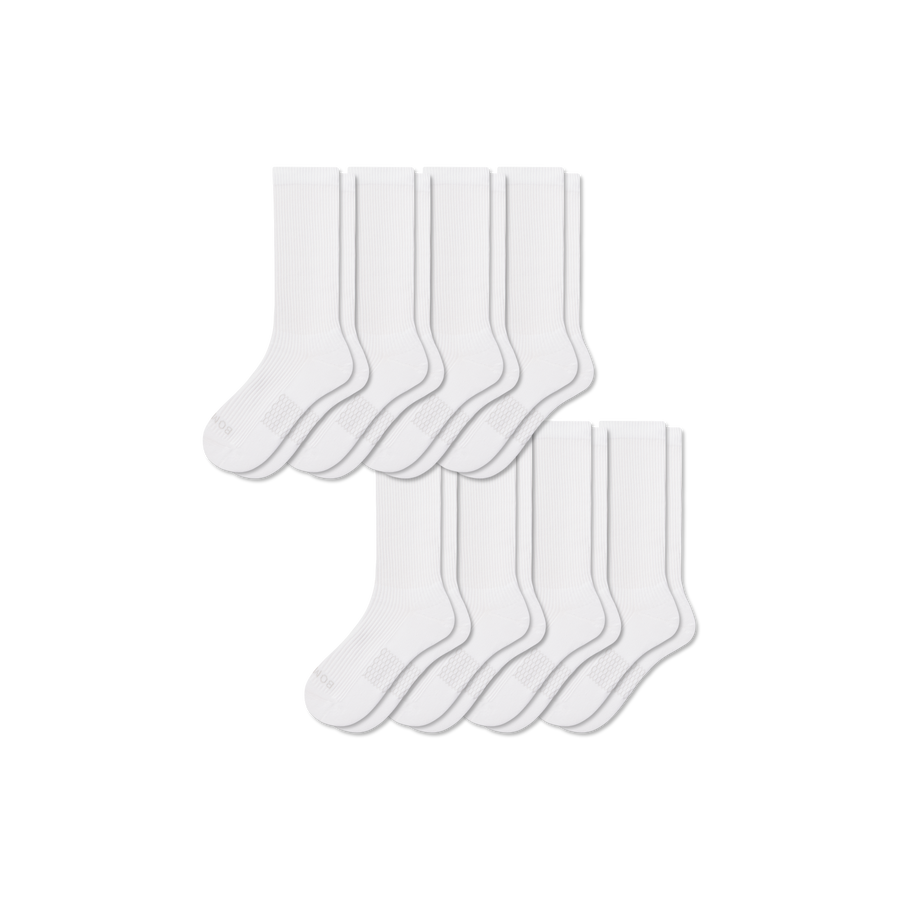 Women's Modern Rib Calf Sock 8-Pack - Trail Crew Cushion