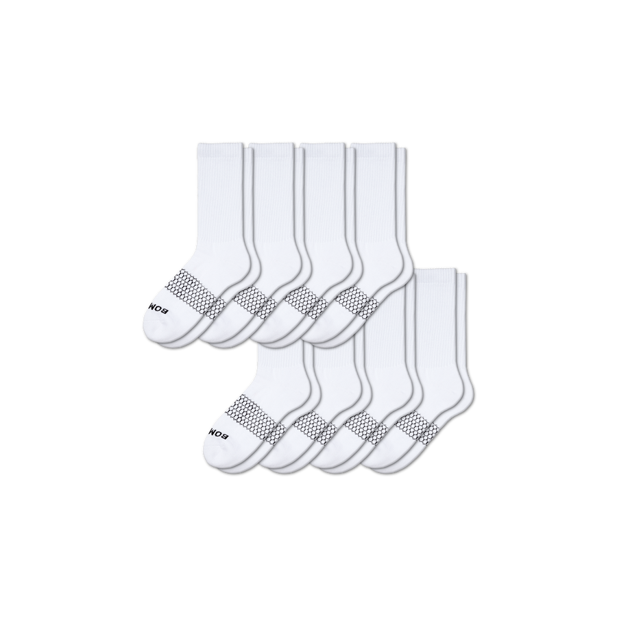 Men's Solids Calf Sock 8-Pack - Modern School Support
