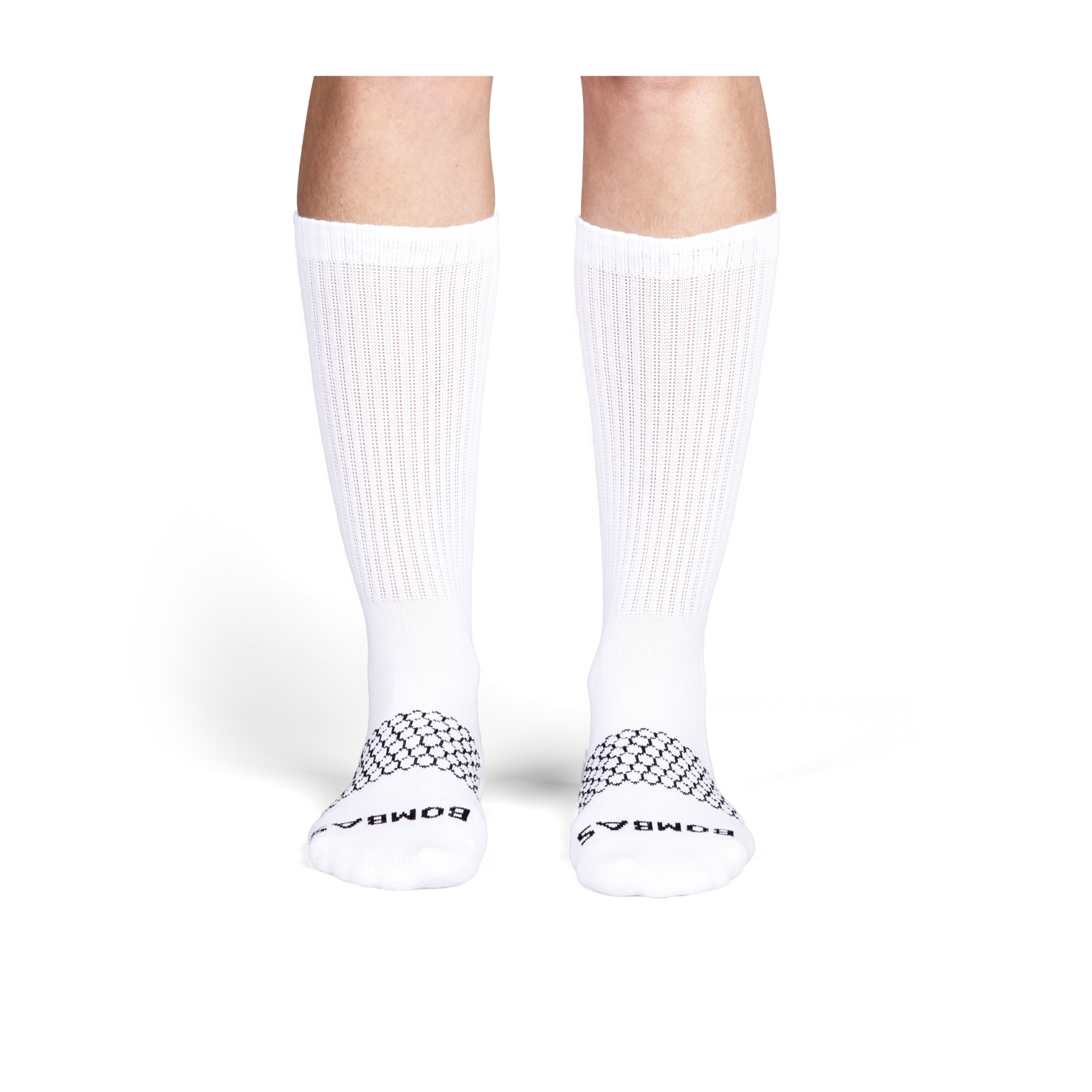 Women's Solids Calf Socks - white - 15