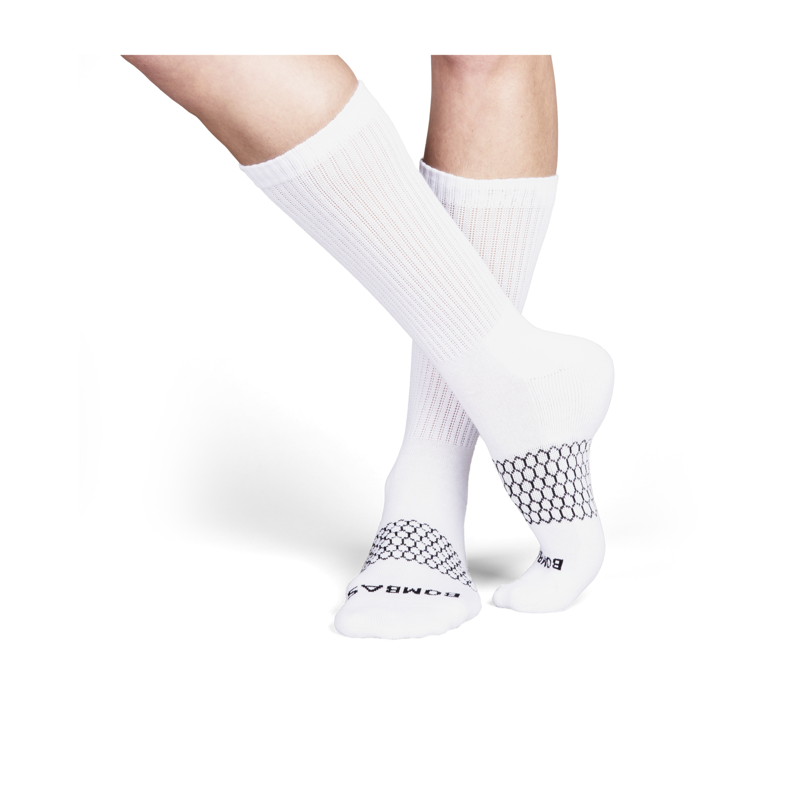 Women's Solids Calf Sock 4-Pack - white - 19